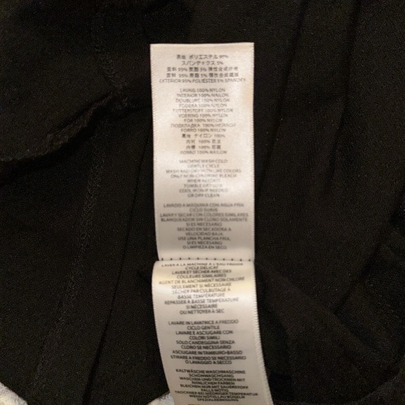 EUC MICHAEL KORS DRESS SZ-SMALL BACK ZIPPER FULLY LINED BLACK W/SHADES OF PINK - Picture 7 of 8